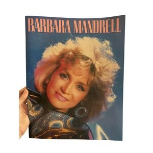 Vintage 1987 Barbara Mandrell Concert Tour Souvenir Program Photos Memorabilia‎